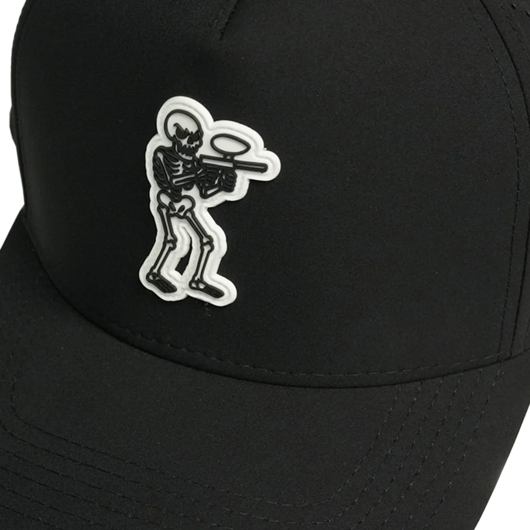 Bones Baller Weatherproof Snapback Hat - Black - Image 2