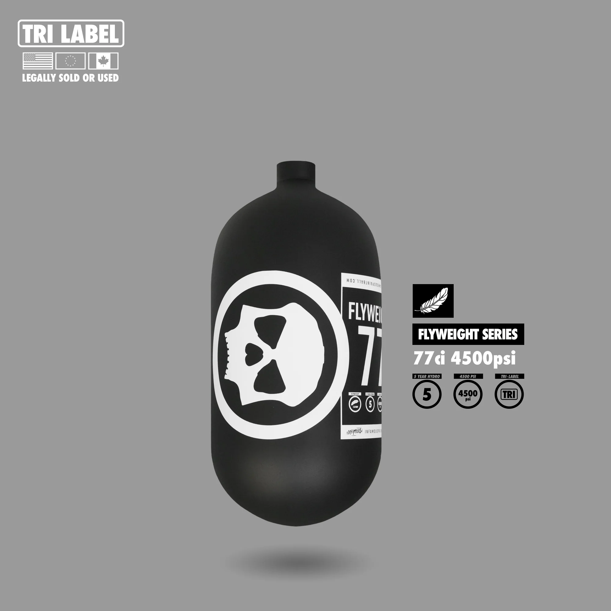 FLYWEIGHT TANK 77CI - CORE SKULL - Image 3