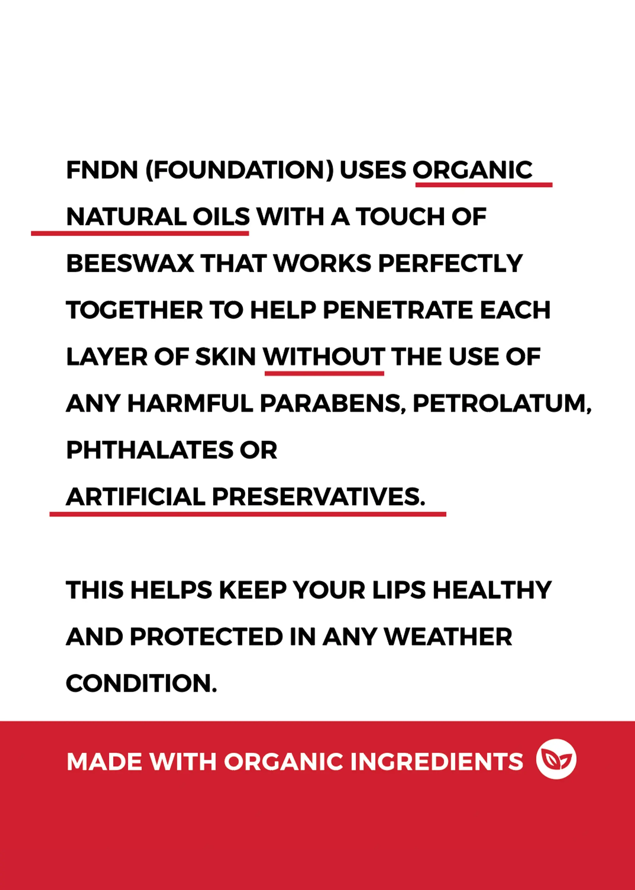 FNDN® LIP THERAPY - BLACKBERRY POMEGRANATE | 3-PACK - Image 2
