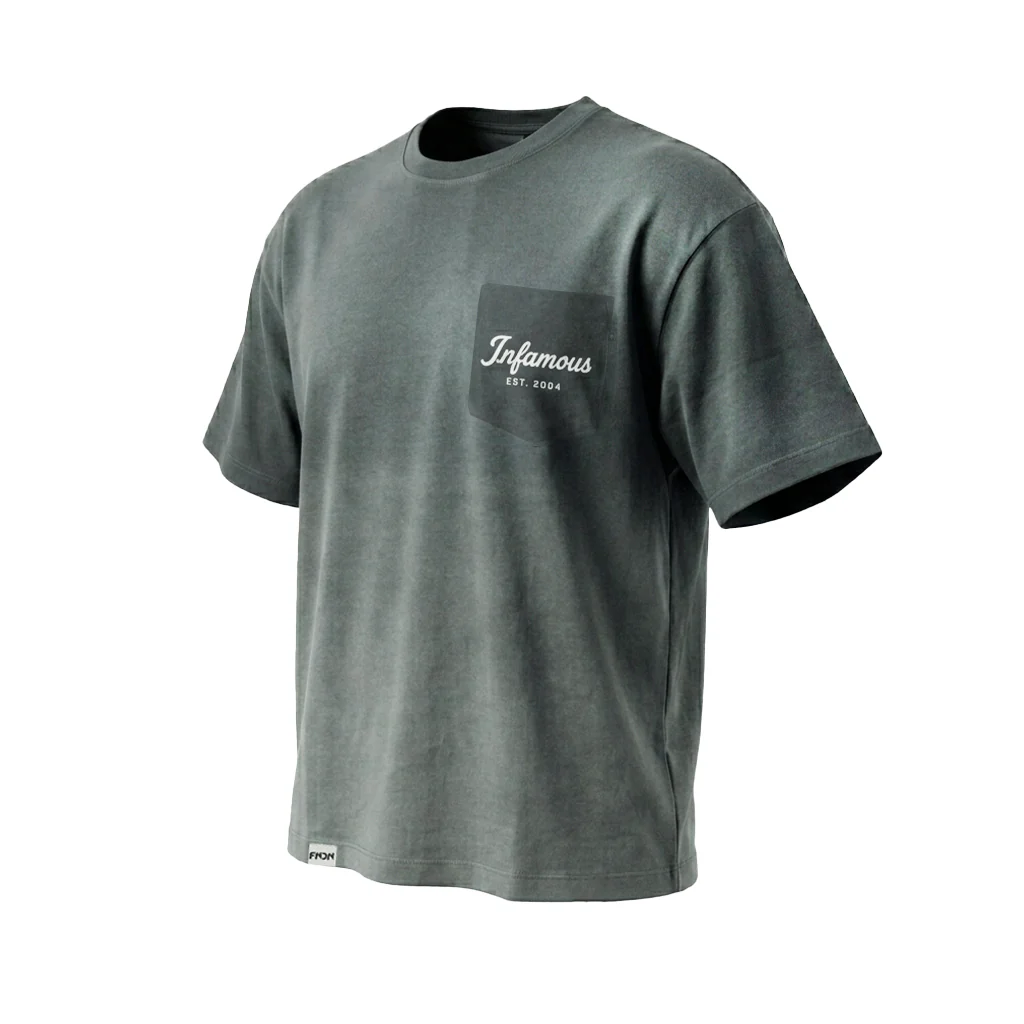 STANDARD TEE - SLATE GREY WASH
