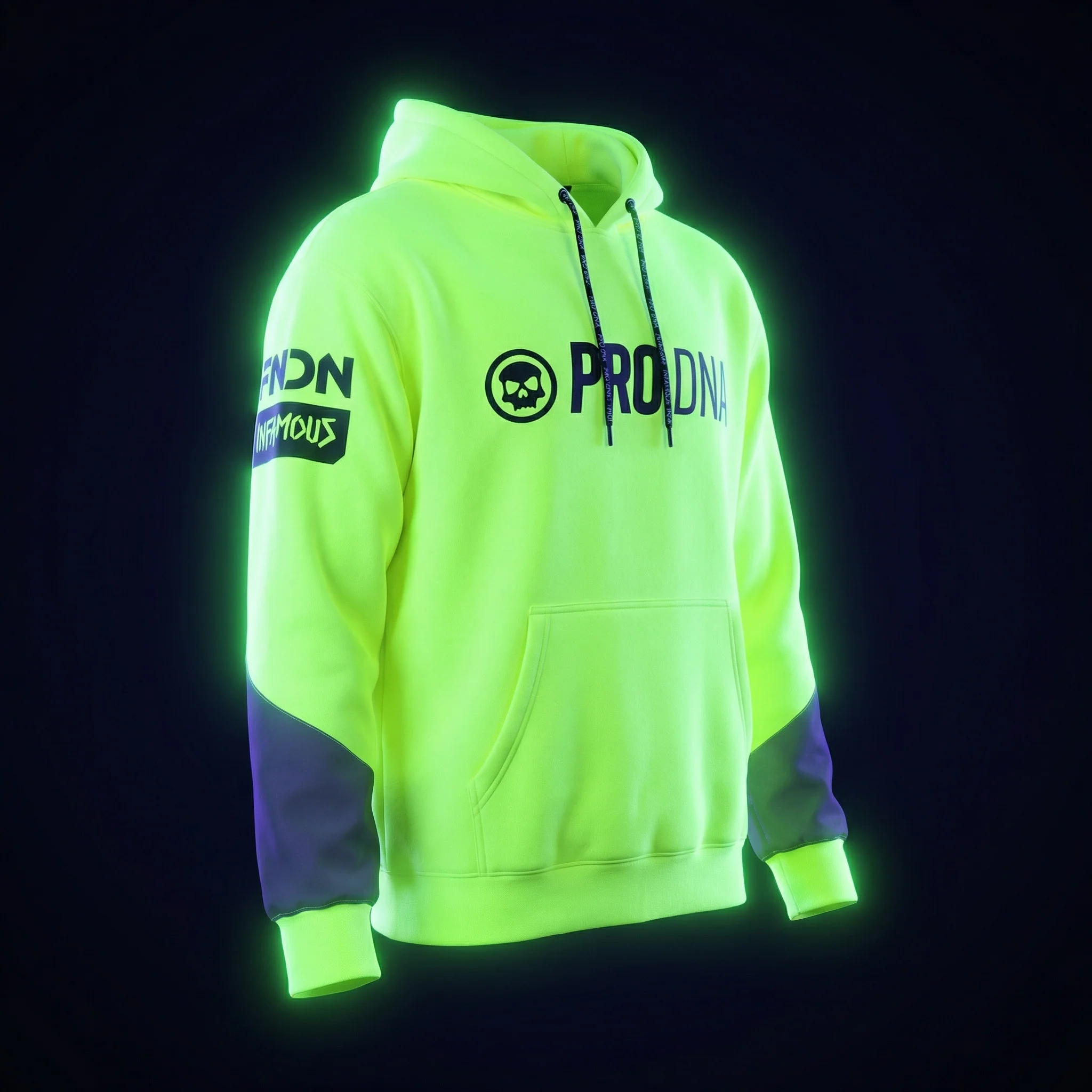PRO DNA™ UV PLAYING HOODIE – GLOW SERIES - Image 2