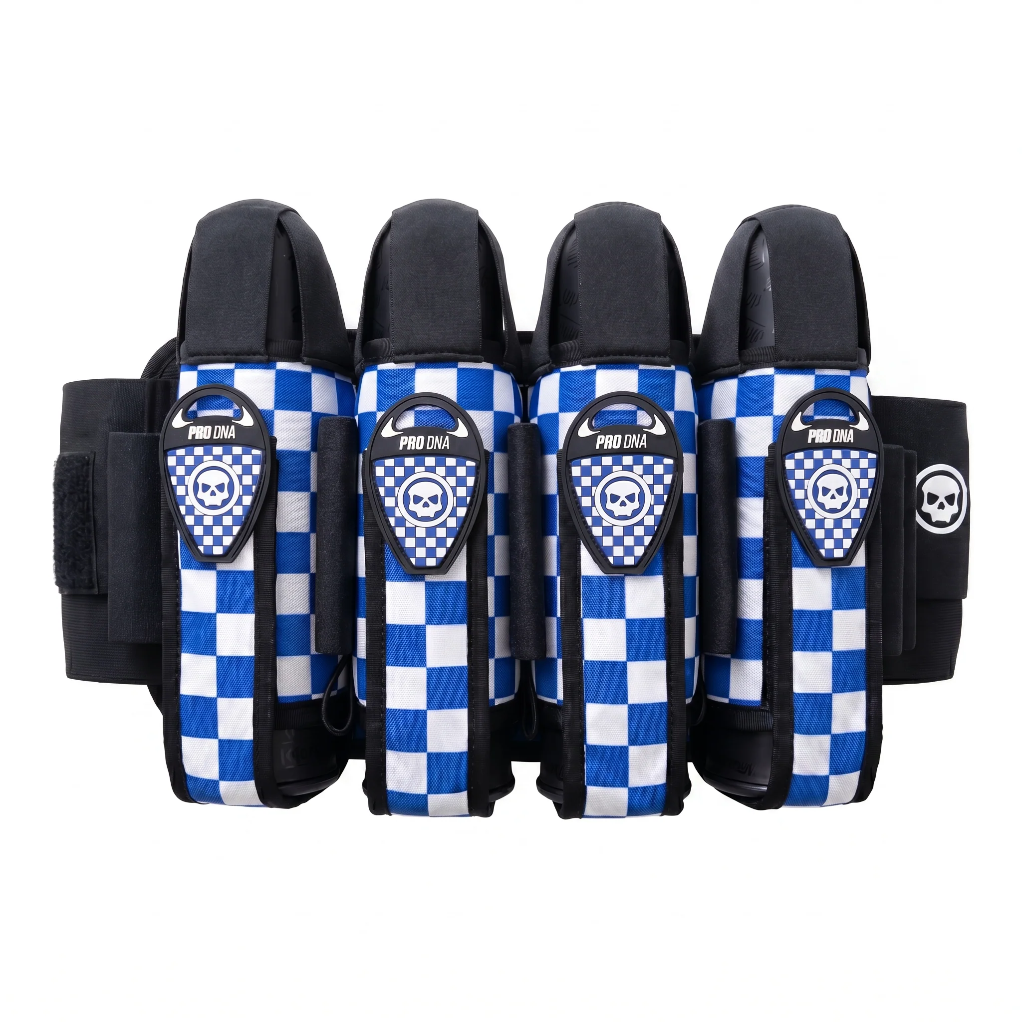 PRO DNA™ LOCKDOWN HARNESS - CHECKERED BLUE (4+7 PODS)
