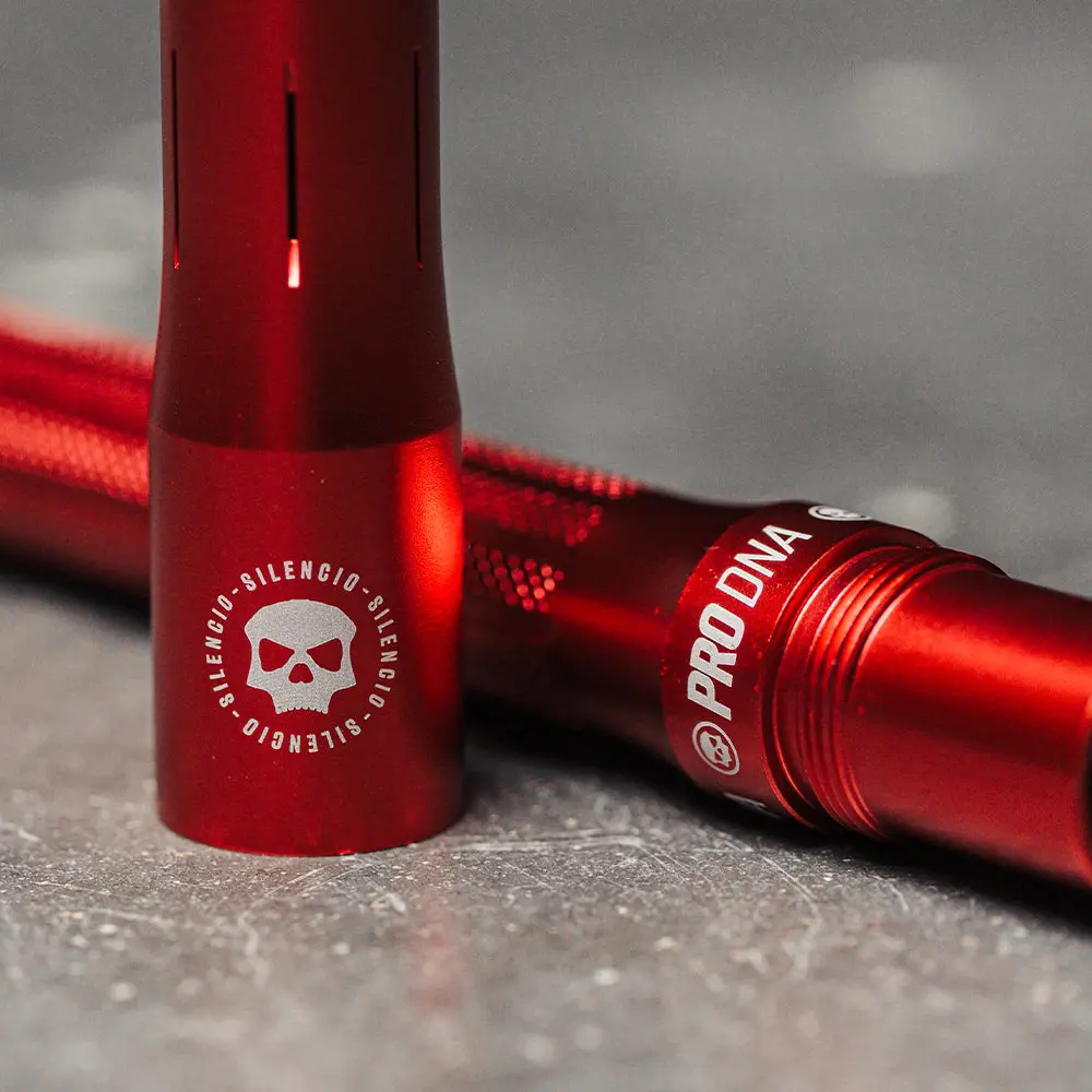 PRO DNA SILENCIO™ BARREL KIT - GLOSS RED - COCKER THREAD - Image 19