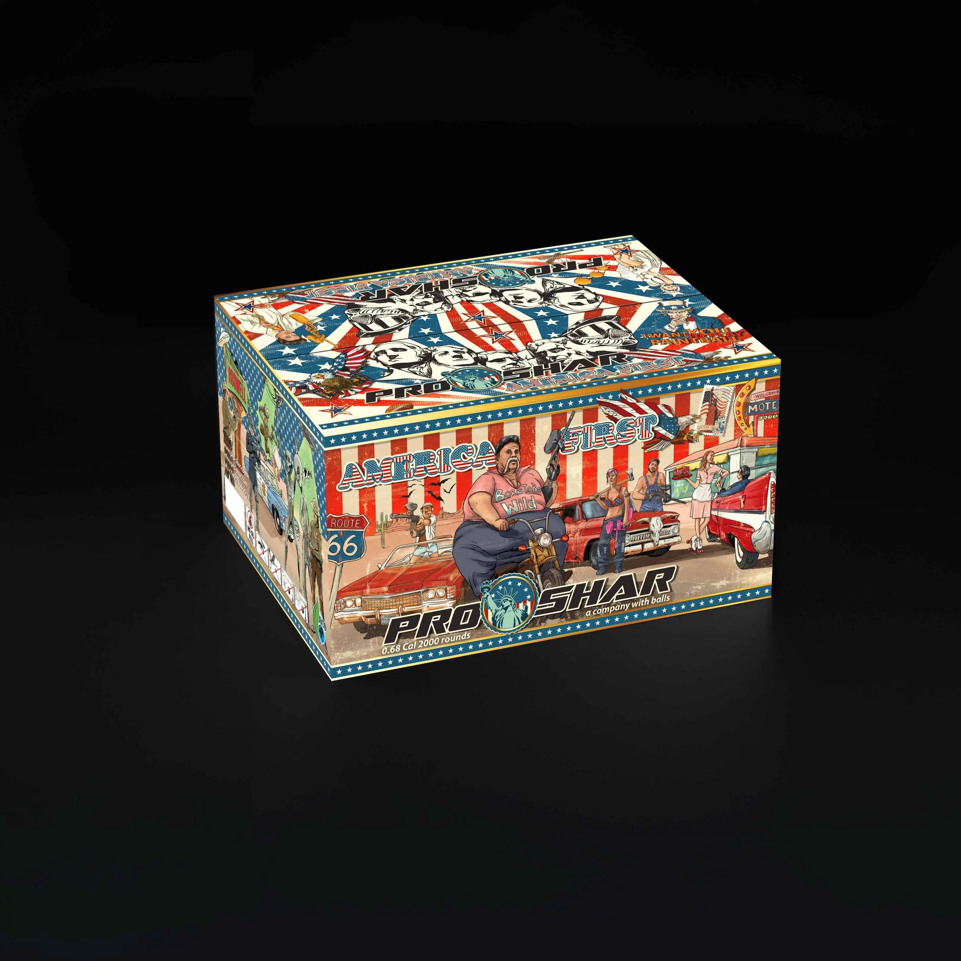 PROSHAR .68 Cal America First Paintballs - Image 5
