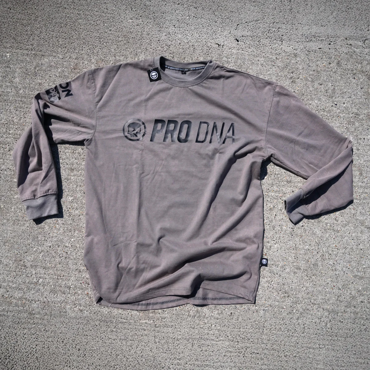 STONE WASHED LONG SLEEVE SHIRT - STONE - Image 2